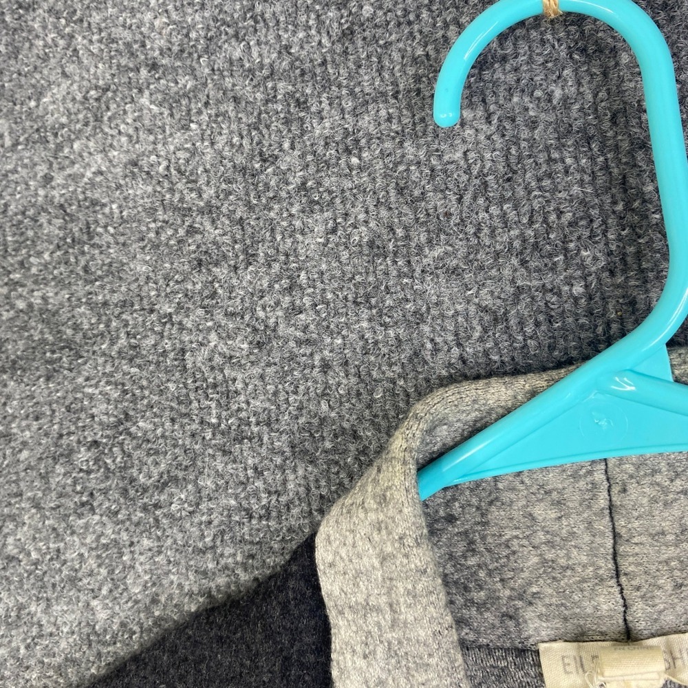 Eileen Fisher Merino Wool Cashmere Blend Open Front Cardigan Gray Charcoal M - Picture 3 of 10